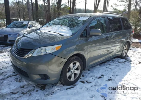2012 Toyota Sienna Le V6 8 Passenger из США, поврежденный, VIN 5TDKK3DC7CS193340